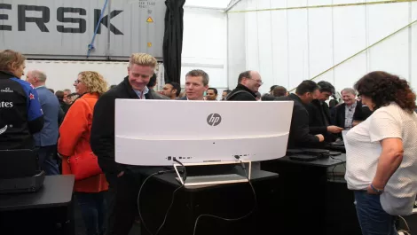 In pics: HP premium showcase event at the Emirates Team NZ base